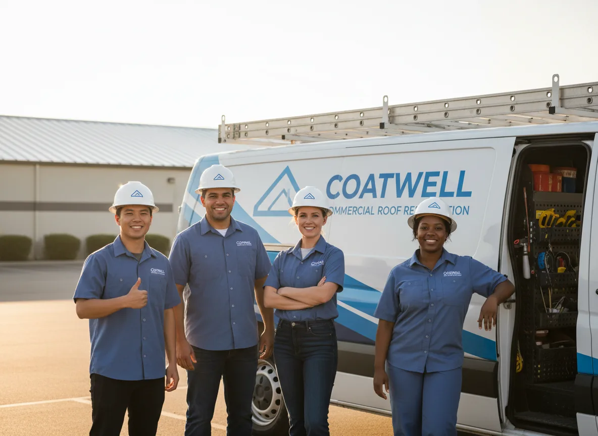 Commercial roof coating company in Nordheim, TX